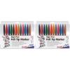 Pentel Felt Tip Sign Pen, Set of 12 Assorted Colors (S520-12)(assorted)
