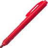 Pentel Handy-line S Retractable and Refillable Permanent Marker, Bullet Tip, Black Barrel, Black Ink, Box of 12 (NXS15-A)(Red)