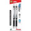 Pentel EnerGel RTX Gel Pen and EnerGize Mechanical Pencil Set, (0.7mm), Black Barrel, Black Ink, HB Lead (BLPL77XBP2A)