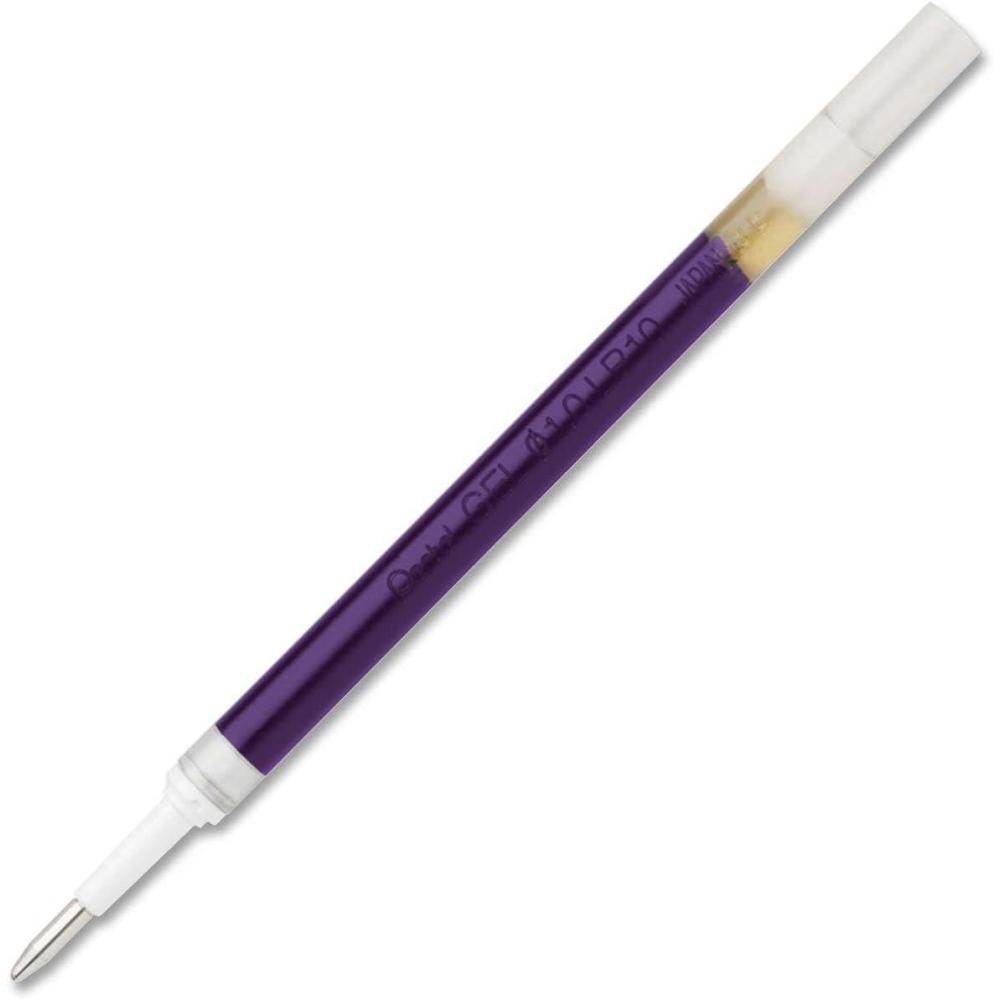 image:imagePentel Refill for EnerGel RTX EnerGel Deluxe Metal Tip Bold Point Violet Ink EA PENLR10V1 Count Pack of 1