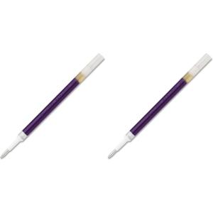 Pentel Refill for EnerGel RTX, EnerGel Deluxe, Metal Tip, Bold Point, Violet Ink, EA – PENLR10V(1 Count (Pack of 2))