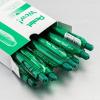 Pentel Wow! Retractable Ballpoint Pens, (1.0mm), Medium Line, Green Ink, Box of 12 (BK440-D)