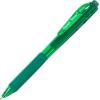 Pentel Wow! Retractable Ballpoint Pens, (1.0mm), Medium Line, Green Ink, Box of 12 (BK440-D)