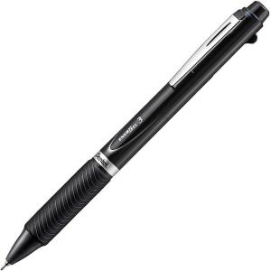 Pentel Multi-Color Gel Ballpoint Pen Energel, Black/Red/Blue (XBLC35C)(Blue)