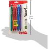 Pentel WOW! Colors Retractable Ballpoint Pens, Medium Line, Assorted Ink, 5 Pack (BK440CRBP5M)(5 Count (Pack of 2))