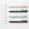 Pentel BXAC37S Tri-Color Ballpoint Pen, Calme 0.03 inches (0.7 mm), Turquoise Blue(Beige Shaft)