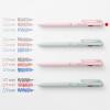 Pentel BXAC37S Tri-Color Ballpoint Pen, Calme 0.03 inches (0.7 mm), Turquoise Blue(Pink Shaft)