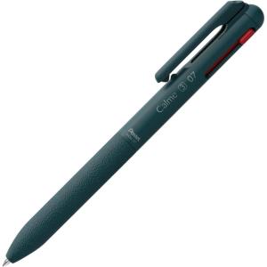 Pentel BXAC37S Tri-Color Ballpoint Pen, Calme 0.03 inches (0.7 mm), Turquoise Blue(Turquoise Blue Shaft)