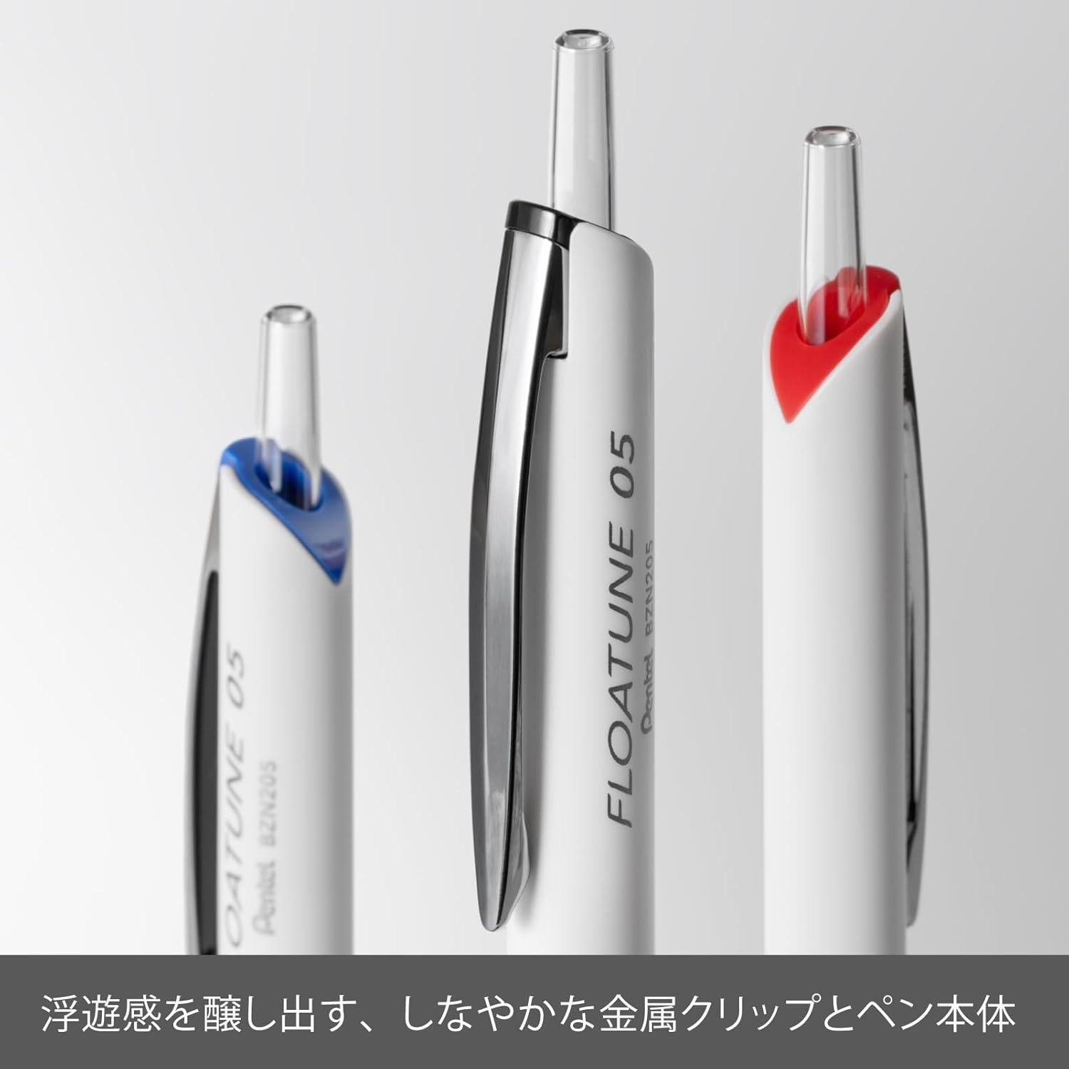 image:imagePentel Oil Based Ballpoint Pen Flowtune 03mm Black 10 Pens BZN203AMain unit Black red blue