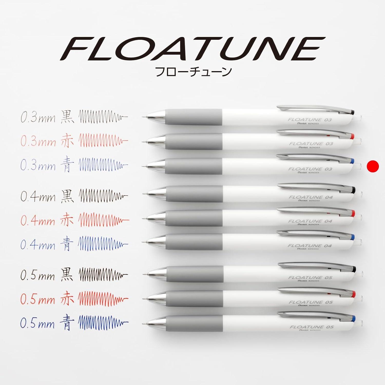 image:imagePentel Oil Based Ballpoint Pen Flowtune 03mm Black 10 Pens BZN203AMain unit Blue