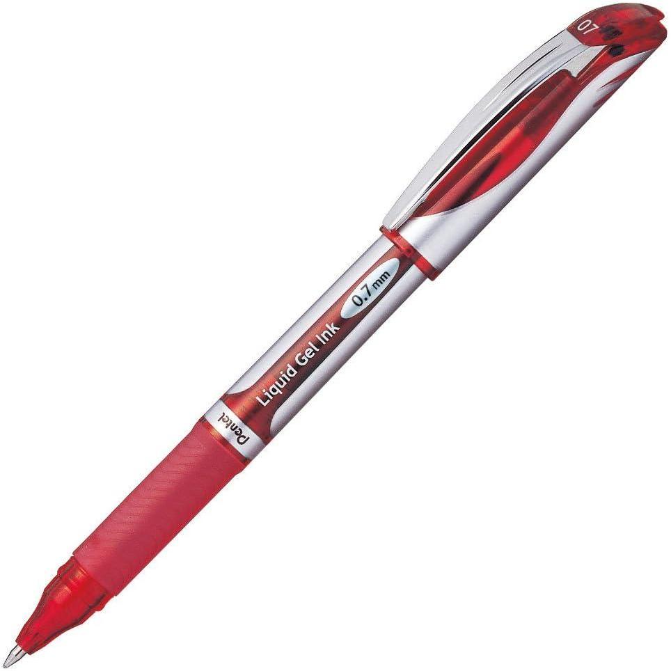 image:imagePentel BL57A EnerGel Ink Ballpoint Pen 07 Black 10 Piecesred