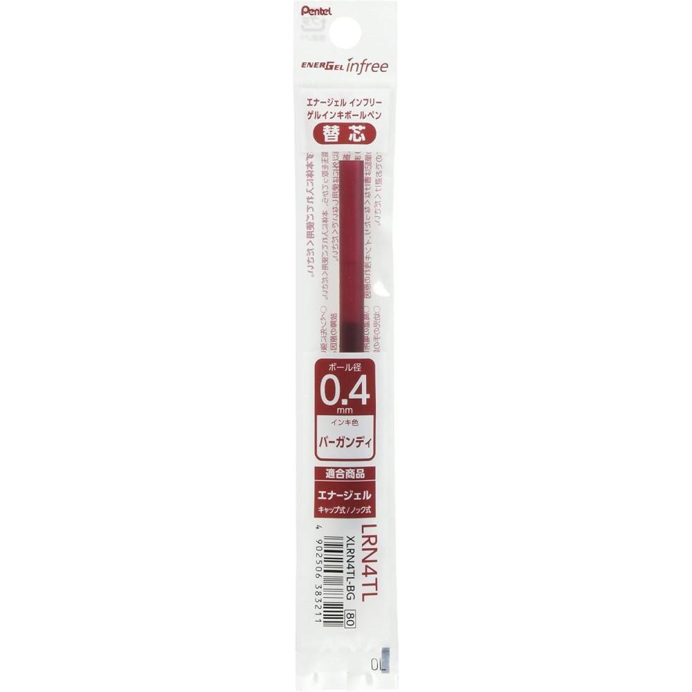 image:imagePentel Ballpoint Pen Refill XLRN5CA EnerGel 05mm Blue Black 10 CountBg Burgundy for Infree