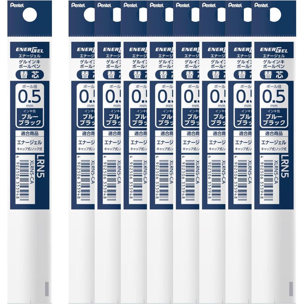 image:imagePentel Ballpoint Pen Refill XLRN5CA EnerGel 05mm Blue Black 10 CountCa Blue Black