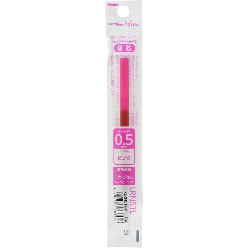 image:imagePentel Ballpoint Pen Refill XLRN5CA EnerGel 05mm Blue Black 10 CountP Pink for Free