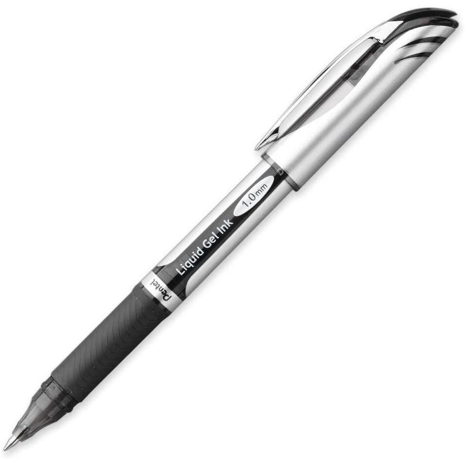 image:imagePentel Energel Ballpoint Pen 10mm Triangle Tip Black Ink BL60A