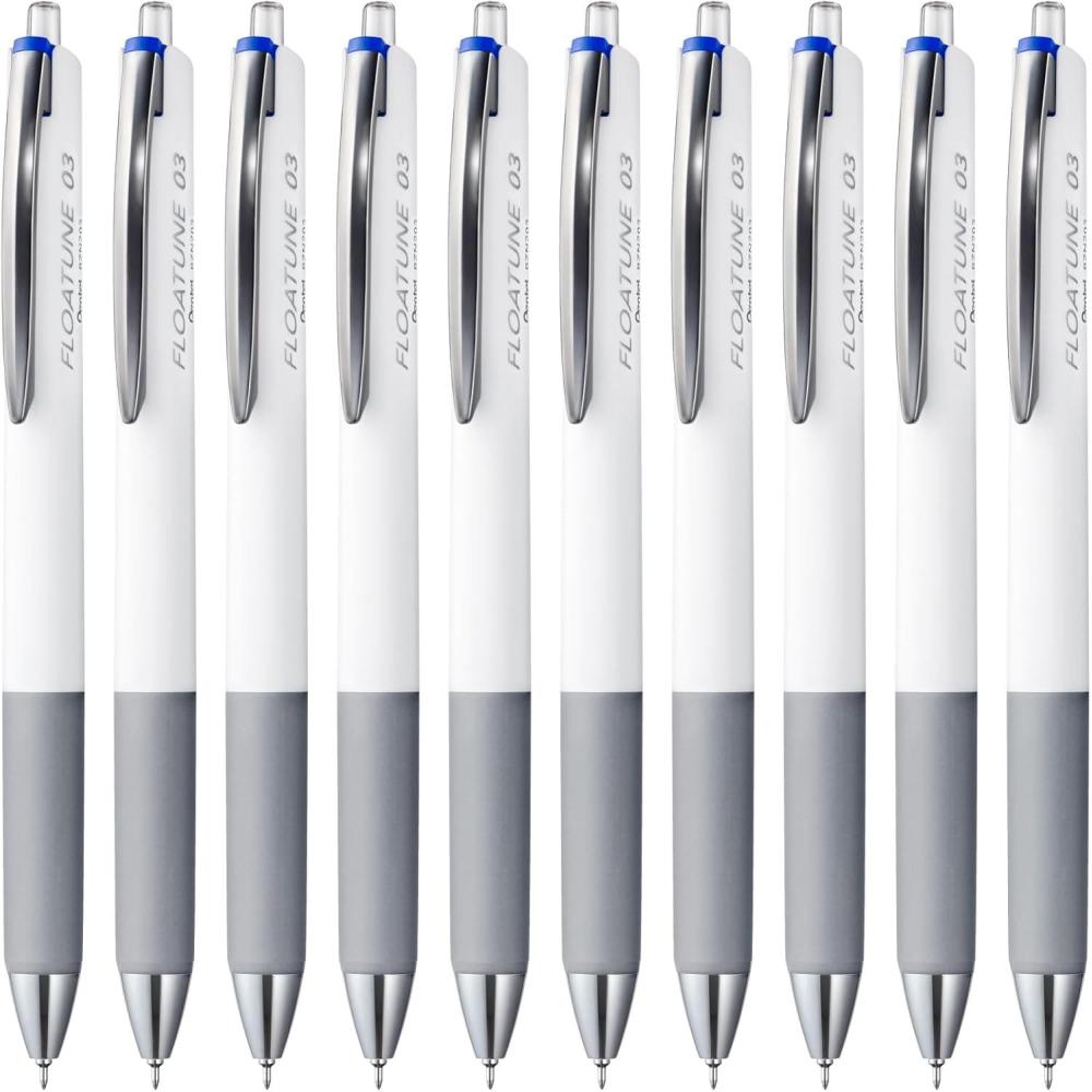image:imagePentel Oil Based Ballpoint Pen Flowtune 03mm Black 10 Pens BZN203AMain unit Blue