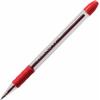 Pentel BK90B R.S.V.P. Stick Ballpoint Pen.7mm, Trans Barrel, Red Ink, Dozen