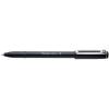 Pentel IZee BX460-A Cap Ballpoint Pen with Metal Clip 0.5 mm Line Width Black [Pack of 12](Black)