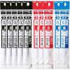 Pentel Ballpoint Pen Refill XLRN5-CA EnerGel 0.5mm, Blue Black, 10 Count(3 Color Combinations)