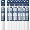 Pentel Ballpoint Pen Refill XLRN5-CA EnerGel 0.5mm, Blue Black, 10 Count(Ca: Blue Black)