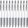 Pentel Oil Based Ballpoint Pen, Flowtune 0.3mm, Black, 10 Pens BZN203-A(Main unit: Black)