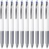 Pentel Oil Based Ballpoint Pen, Flowtune 0.3mm, Black, 10 Pens BZN203-A(Main unit: Blue)
