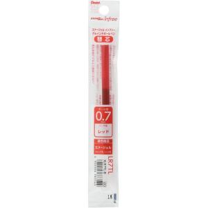 Pentel Ballpoint Pen Refill XLRN5-CA EnerGel 0.5mm, Blue Black, 10 Count(B: Red (for Infree))