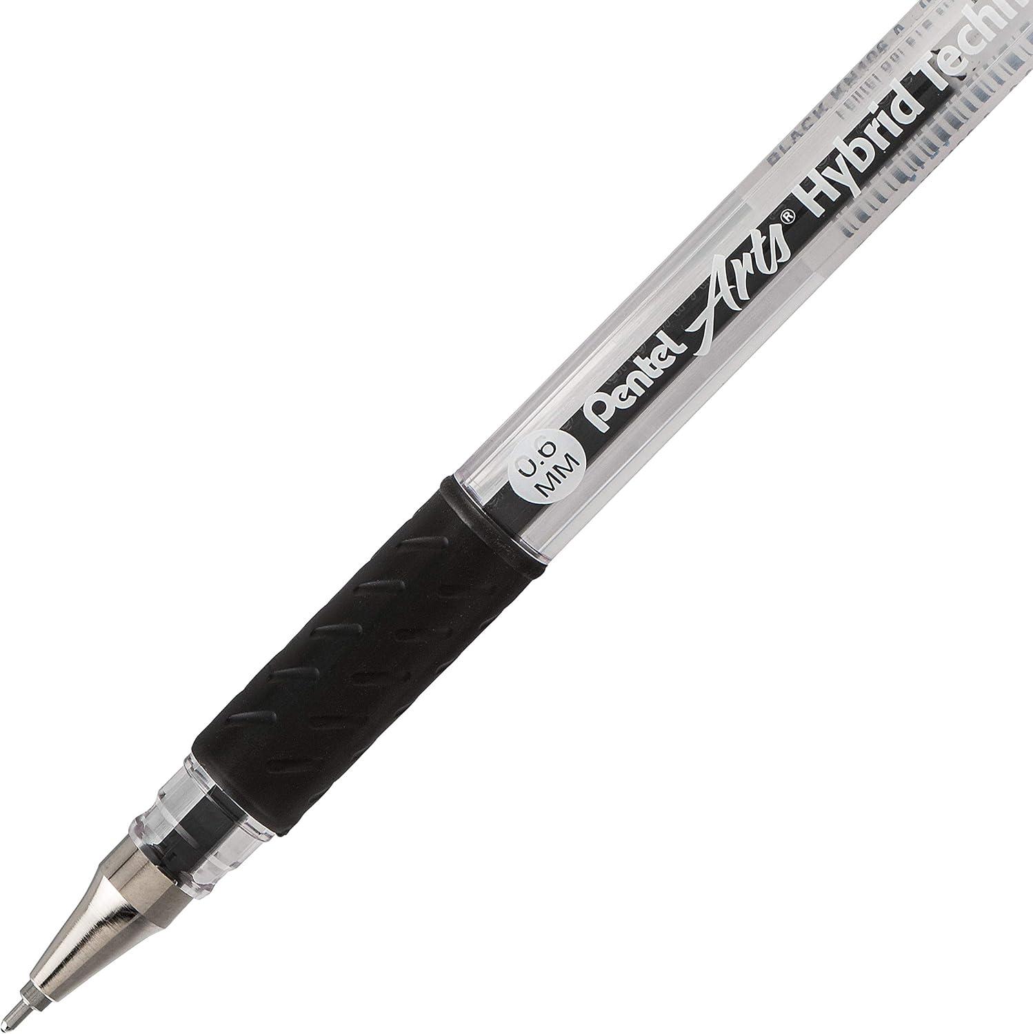 image:imagePentel Arts Hybrid Technica 03 mm Pen Ultra Fine Point Black Ink 1 Pack KN103BPA1 Count Pack of 1