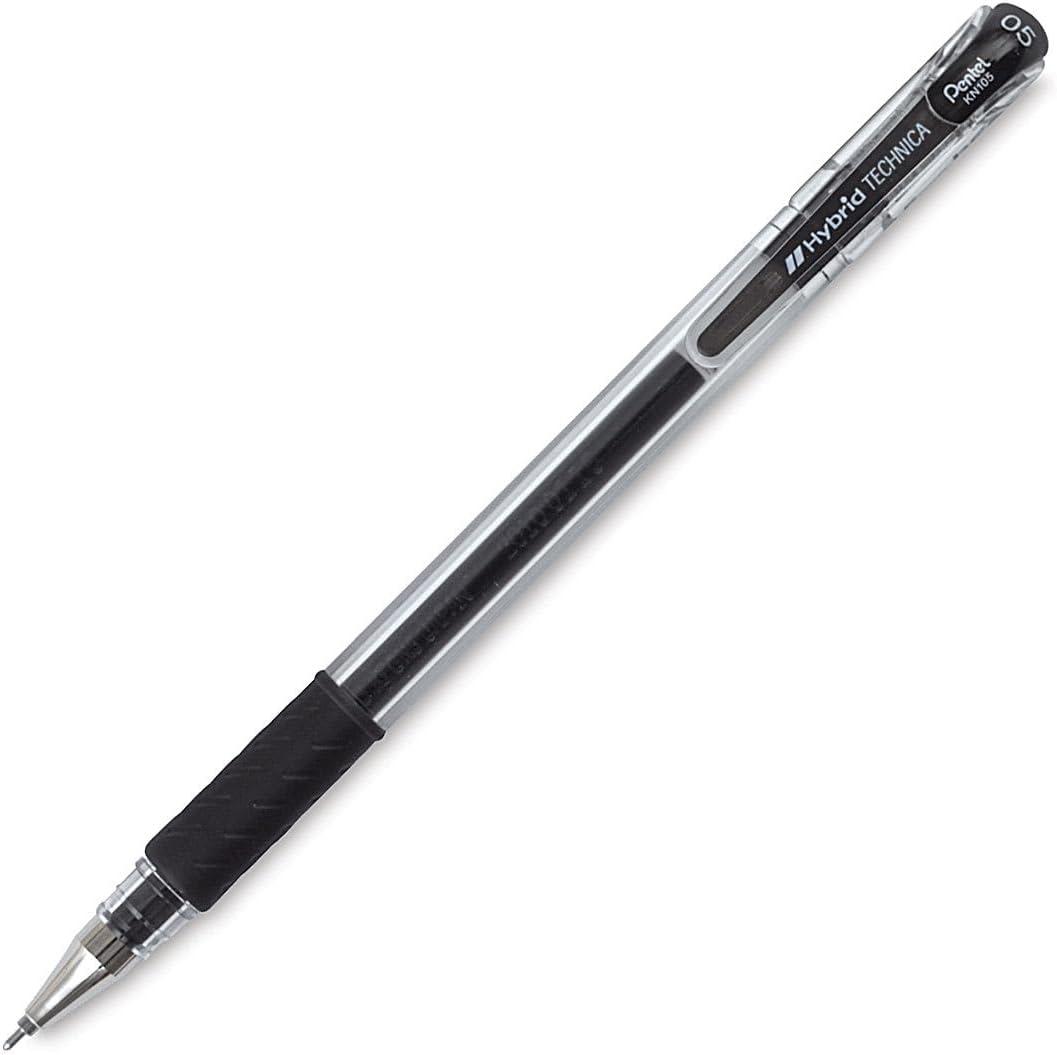 image:imagePentel Arts Hybrid Technica 03 mm Pen Ultra Fine Point Black Ink 1 Pack KN103BPA1 Count Pack of 1