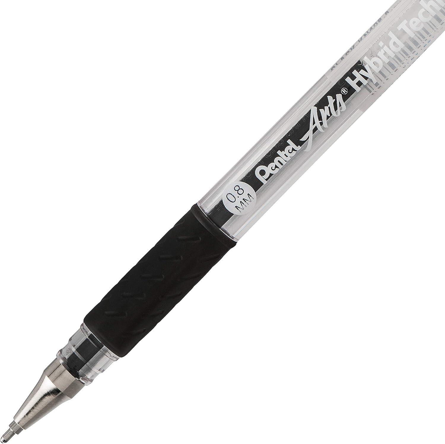 image:imagePentel Arts Hybrid Technica 03 mm Pen Ultra Fine Point Black Ink 1 Pack KN103BPA1 Count Pack of 1