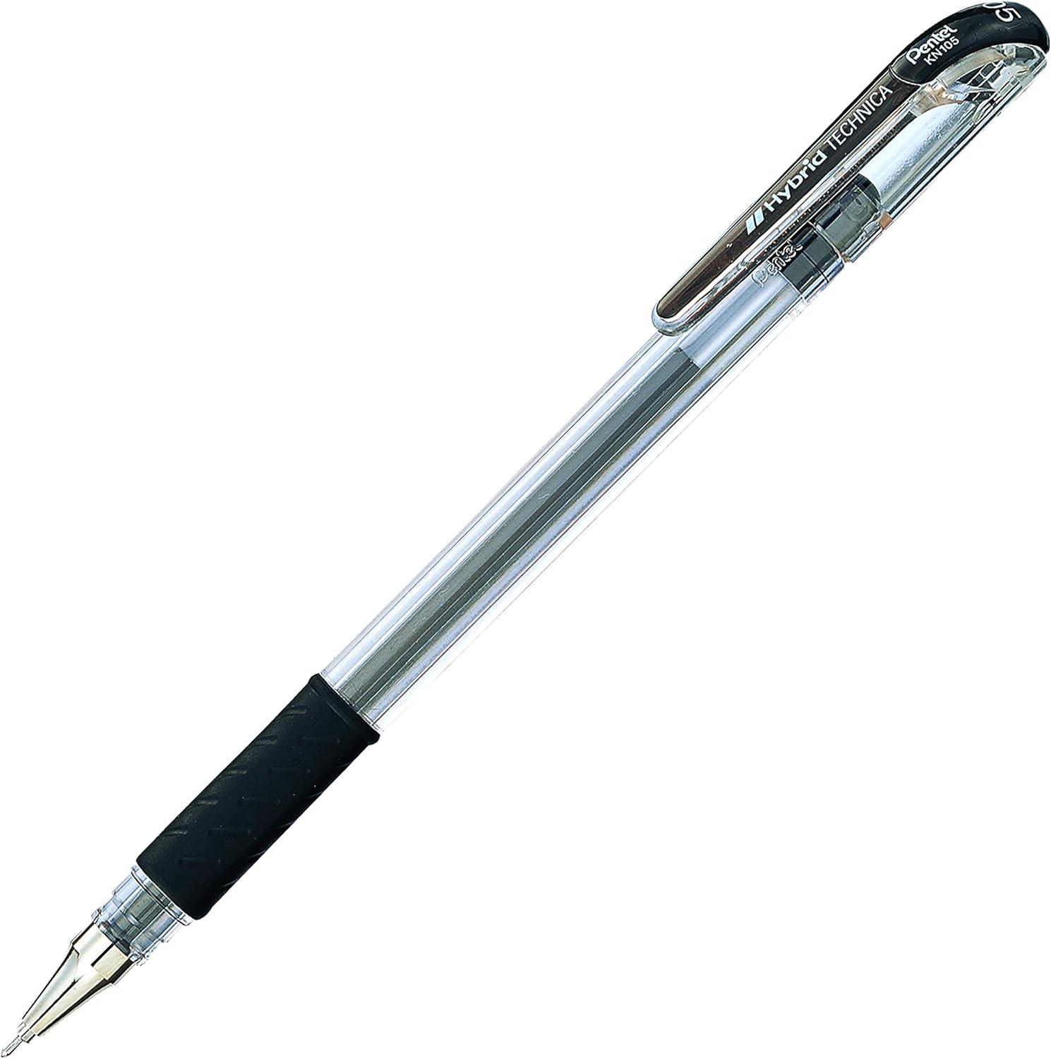 image:imagePentel Arts Hybrid Technica 03 mm Pen Ultra Fine Point Black Ink 1 Pack KN103BPA12 Count Pack of 1