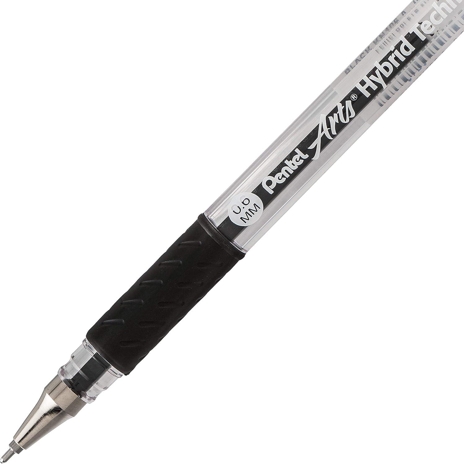 image:imagePentel Arts Hybrid Technica 03 mm Pen Ultra Fine Point Black Ink 1 Pack KN103BPA12 Count Pack of 1