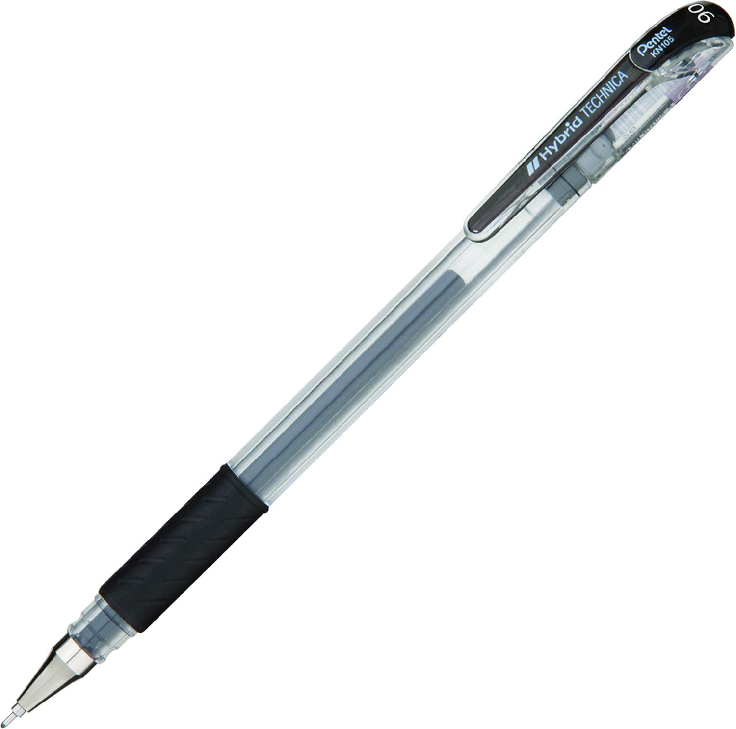 image:imagePentel Arts Hybrid Technica 03 mm Pen Ultra Fine Point Black Ink 1 Pack KN103BPA12 Count Pack of 1