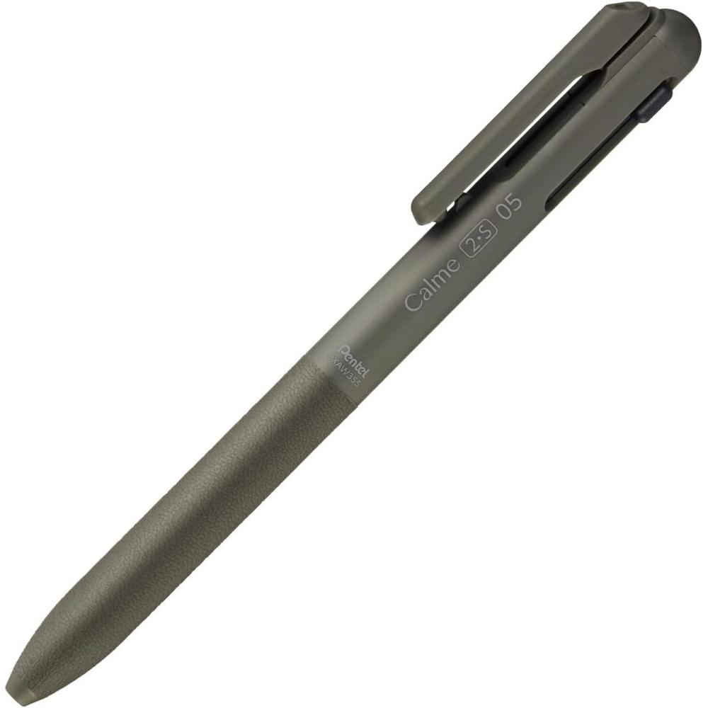 image:imagePentel BXAW355D Calme MultiFunctional Ballpoint Pen 05 Sharp 05 Khaki