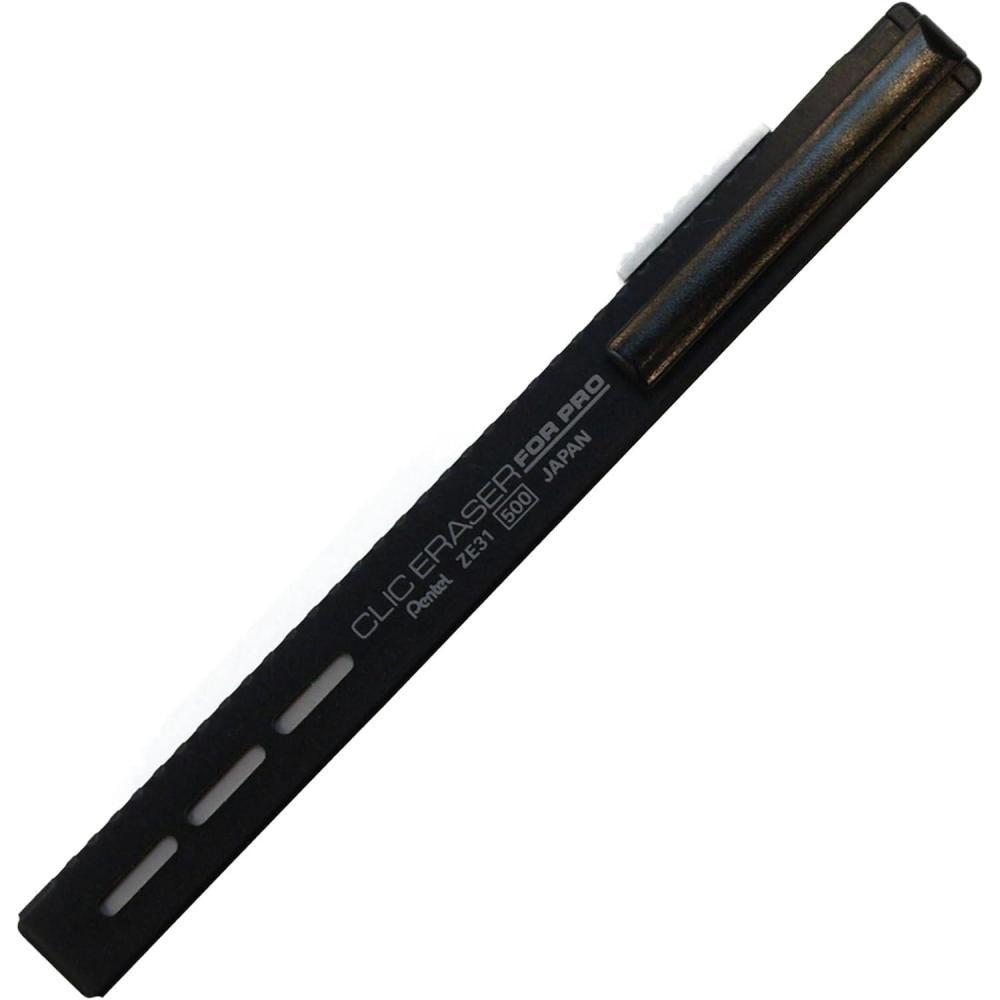 image:imagePentel XZE33N Click Eraser Holder Eraser OilBased Ballpoint Pen Eraser XZE33NFor Pencils