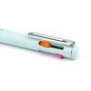 Pentel BXC470-DC iZee 4-Colour Ballpoint Pen – Choice of Colours (Black/Red/Blue/Green) via Side Pushers in Ink Colour, 0.5 mm Line Width, Refillable, Pack of 1(Orange/Light Blue/Pink/Purple)