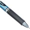 Pentel Energel Knock Ballpoint Pen, 0.5mm Needle Tip, Blue Body with Black Accent (BLN75-A)