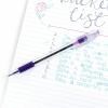 Pentel® R.S.V.P.® Ballpoint Pens, Medium Point, 1.0 mm, Clear Barrel, Violet Ink, Pack Of 12(Violet)
