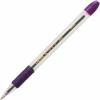 Pentel® R.S.V.P.® Ballpoint Pens, Medium Point, 1.0 mm, Clear Barrel, Violet Ink, Pack Of 12(Violet)
