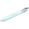 Pentel BXC470-DC iZee 4-Colour Ballpoint Pen – Choice of Colours (Black/Red/Blue/Green) via Side Pushers in Ink Colour, 0.5 mm Line Width, Refillable, Pack of 1(Orange/Light Blue/Pink/Purple)
