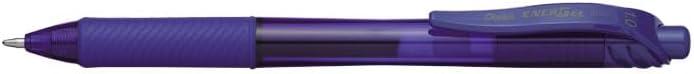 image:imagePentel EnerGelX Retractable Liquid Gel Pen 10mm Metal Tip Blue Ink Box of 12 BL110C