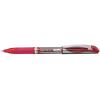 Pentel ENER-GEL Deluxe Liquid Gel Pen, Bold Line, Metal Tip, Black Ink, Box of 12 (BL60-A)(Red)