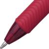 Pentel EnerGel-X Retractable Liquid Gel Pen (1.0mm) Metal Tip, Red Ink, Box of 12 (BL110-B)