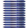 Pentel EnerGel-X Retractable Liquid Gel Pen (1.0mm) Metal Tip, Blue Ink, Box of 12 (BL110-C)