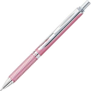 Pentel EnerGel Alloy RT Premium Liquid Gel Pen, (0.7mm), Medium Line, Pink Barrel, Black Ink (BL407P-A)