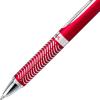 Pentel EnerGel Alloy Retractable Liquid Gel Pen, Red Barrel, Black Ink, 1 pack (BL407B-A)
