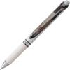 Pentel EnerGel RTX Retractable Metal Tip Pen, 0.7mm, 9 Black Ink, 3 Blue Ink with 2 Refills (BL77O14C)(Black/Blue/Violet)