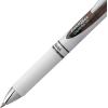 Pentel EnerGel RTX Retractable Metal Tip Pen, 0.7mm, 9 Black Ink, 3 Blue Ink with 2 Refills (BL77O14C)(Black/Blue/Violet)