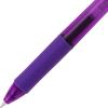 Pentel EnerGel-X Retractable Liquid Gel Pen, 0.7mm, Medium Line, Metal Tip, Violet, 3 Pack (BL107BP3V)