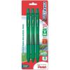 Pentel EnerGel-X Retractable Liquid Gel Pen, (0.7mm), Medium Line, Metal Tip, Green Ink, Pack of 3 (BL107BP3D)